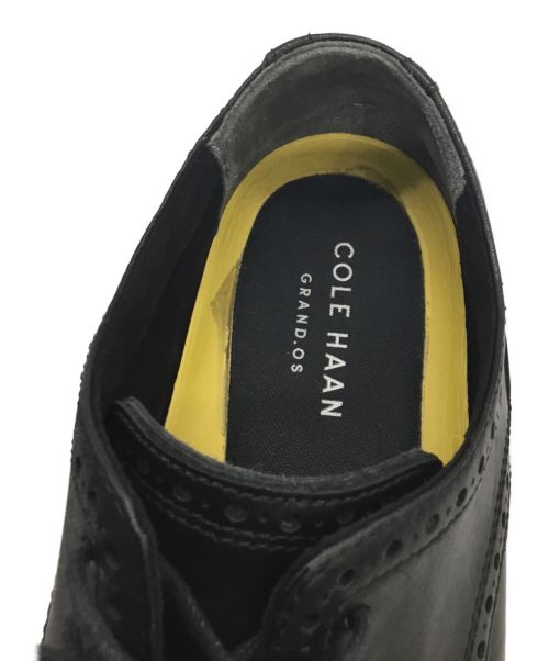 COLE HAAN（コールハーン）COLE HAAN (コールハーン) ウィングチップシューズ ブラック サイズ:8Mの古着・服飾アイテム
