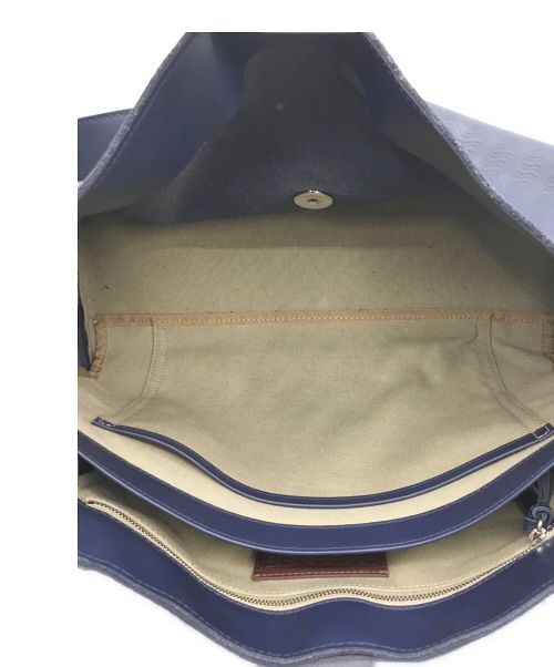 zanellato（ザネラート）zanellato (ザネラート) 2WAYショルダーバッグ ネイビーの古着・服飾アイテム