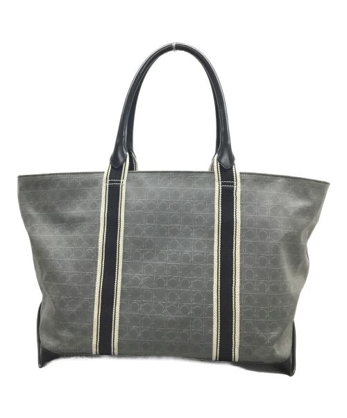 Salvatore Ferragamo（サルヴァトーレ フェラガモ）Salvatore Ferragamo (サルヴァトーレ フェラガモ) トートバッグ グレーの古着・服飾アイテム