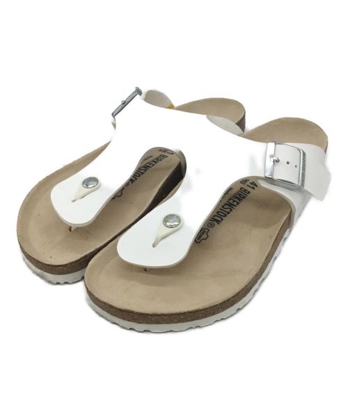 BIRKENSTOCK（ビルケンシュトック）BIRKENSTOCK (ビルケンシュトック) ギゼ ホワイト サイズ:26.5の古着・服飾アイテム