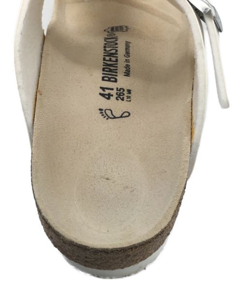 BIRKENSTOCK（ビルケンシュトック）BIRKENSTOCK (ビルケンシュトック) ギゼ ホワイト サイズ:26.5の古着・服飾アイテム