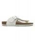 中古・古着 BIRKENSTOCK (ビルケンシュトック) ギゼ ホワイト サイズ:26.5：3980円