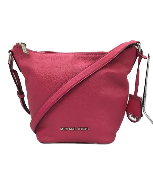 MICHAEL KORS（マイケル・コース）MICHAEL KORS (マイケルコース) ショルダーバッグ ショッキングピンクの古着・服飾アイテム