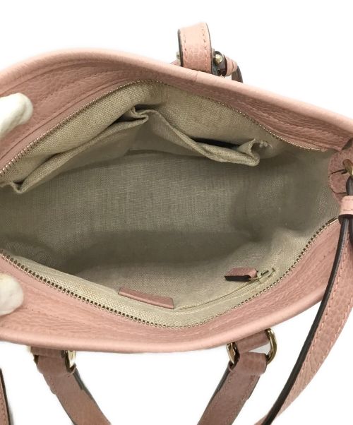GUCCI（グッチ）GUCCI (グッチ) GG 2WAYショルダーバッグ ピンクの古着・服飾アイテム
