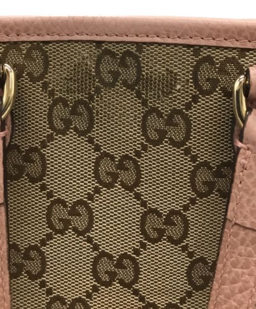 GUCCI（グッチ）GUCCI (グッチ) GG 2WAYショルダーバッグ ピンクの古着・服飾アイテム