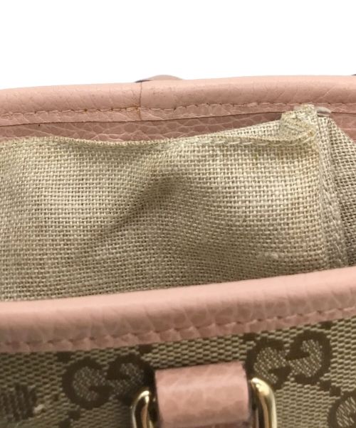 GUCCI（グッチ）GUCCI (グッチ) GG 2WAYショルダーバッグ ピンクの古着・服飾アイテム