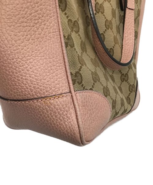 GUCCI（グッチ）GUCCI (グッチ) GG 2WAYショルダーバッグ ピンクの古着・服飾アイテム