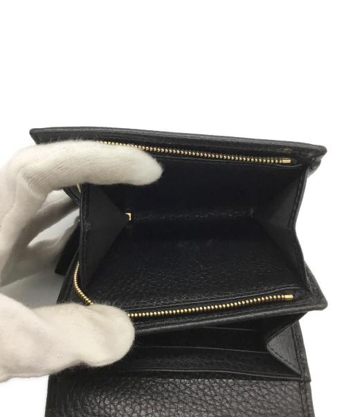GUCCI（グッチ）GUCCI (グッチ) 2つ折り財布 ブラックの古着・服飾アイテム