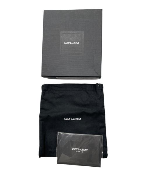 Saint Laurent Paris（サンローランパリ）Saint Laurent Paris (サンローランパリ) 2つ折り財布 ブラックの古着・服飾アイテム