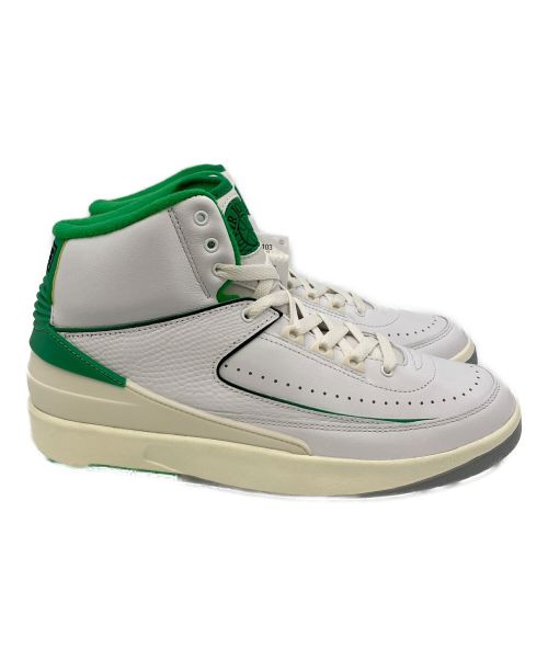 NIKE（ナイキ）NIKE (ナイキ) AIR JORDAN2 RETRO LUCKY GREEN（エアジョーダン 2 レトロ ラッキーグリーン） ホワイト×グリーン サイズ:26の古着・服飾アイテム