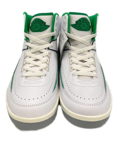 NIKE（ナイキ）NIKE (ナイキ) AIR JORDAN2 RETRO LUCKY GREEN（エアジョーダン 2 レトロ ラッキーグリーン） ホワイト×グリーン サイズ:26の古着・服飾アイテム