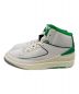 NIKE (ナイキ) AIR JORDAN2 RETRO LUCKY GREEN（エアジョーダン 2 レトロ ラッキーグリーン） ホワイト×グリーン サイズ:26：10000円