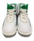 中古・古着 NIKE (ナイキ) AIR JORDAN2 RETRO LUCKY GREEN（エアジョーダン 2 レトロ ラッキーグリーン） ホワイト×グリーン サイズ:26：10000円