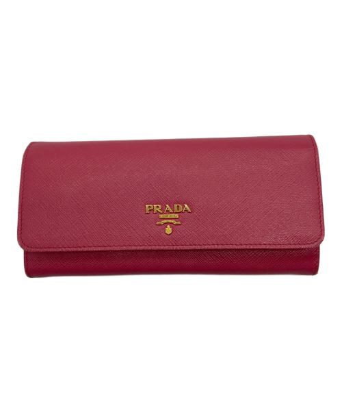 PRADA（プラダ）PRADA (プラダ) 長財布 ピンクの古着・服飾アイテム