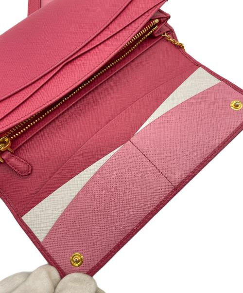 PRADA（プラダ）PRADA (プラダ) 長財布 ピンクの古着・服飾アイテム