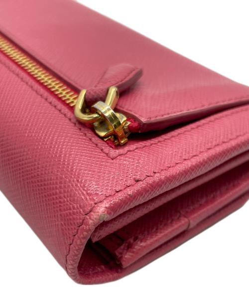 PRADA（プラダ）PRADA (プラダ) 長財布 ピンクの古着・服飾アイテム