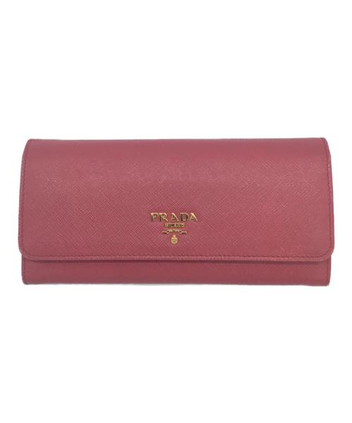 PRADA（プラダ）PRADA (プラダ) 長財布 ピンクの古着・服飾アイテム