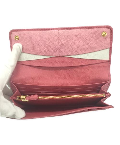 PRADA（プラダ）PRADA (プラダ) 長財布 ピンクの古着・服飾アイテム