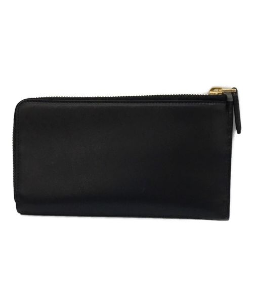 GUCCI（グッチ）GUCCI (グッチ) L字ファスナー長財布 ブラックの古着・服飾アイテム