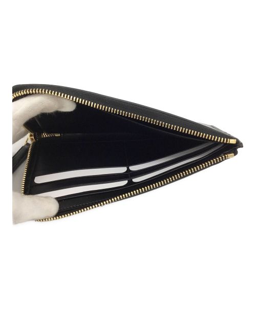 GUCCI（グッチ）GUCCI (グッチ) L字ファスナー長財布 ブラックの古着・服飾アイテム