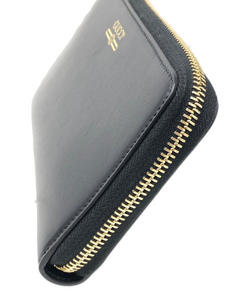 GUCCI（グッチ）GUCCI (グッチ) L字ファスナー長財布 ブラック サイズ:実寸サイズにてご確認ください。の古着・服飾アイテム