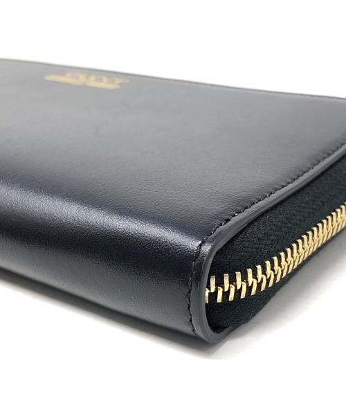 GUCCI（グッチ）GUCCI (グッチ) L字ファスナー長財布 ブラック サイズ:実寸サイズにてご確認ください。の古着・服飾アイテム
