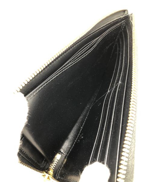 GUCCI（グッチ）GUCCI (グッチ) L字ファスナー長財布 ブラック サイズ:実寸サイズにてご確認ください。の古着・服飾アイテム