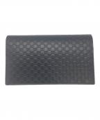 GUCCIグッチ）の古着「ショルダーウォレット　グッチシマ」｜ブラック