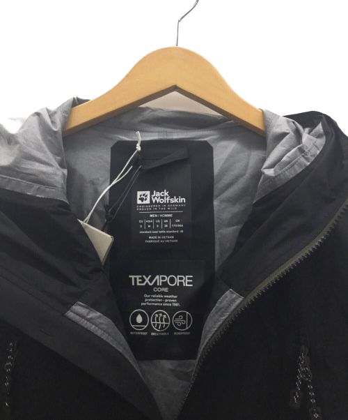 Jack Wolfskin（ジャック ウルフスキン）Jack Wolfskin (ジャック ウルフスキン) クラウドバーストジャケット ブラック サイズ:M 未使用品の古着・服飾アイテム