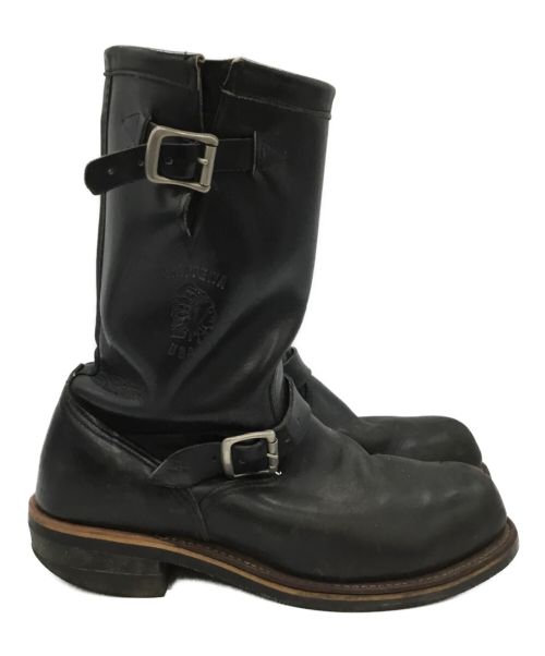 CHIPPEWA（チペワ）CHIPPEWA (チペワ) エンジニアブーツ ブラック サイズ:27の古着・服飾アイテム