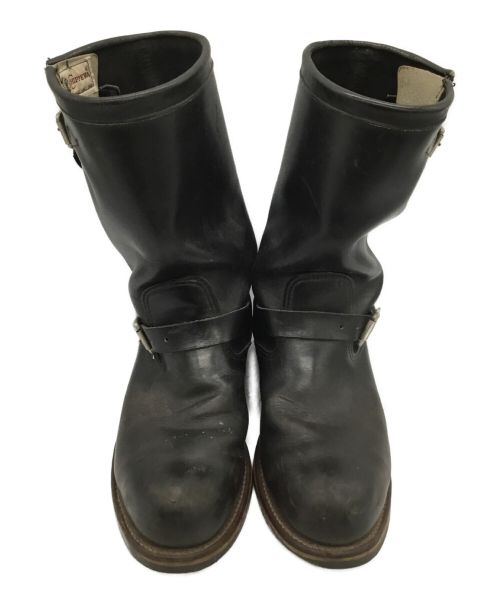 CHIPPEWA（チペワ）CHIPPEWA (チペワ) エンジニアブーツ ブラック サイズ:27の古着・服飾アイテム
