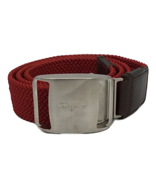Salvatore Ferragamo（サルヴァトーレ フェラガモ）Salvatore Ferragamo (サルヴァトーレ フェラガモ) ベルト レッドの古着・服飾アイテム