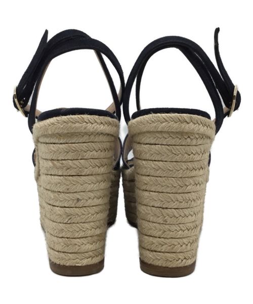 PELLICO SUNNY（ペリーコサニー）PELLICO SUNNY (ペリーコサニー) ウェッジソールサンダル ネイビー サイズ:36の古着・服飾アイテム