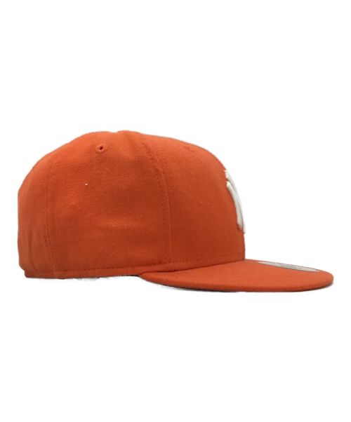 New Era（ニューエラ）New Era (ニューエラ) キャップ オレンジ サイズ:7 1/8の古着・服飾アイテム