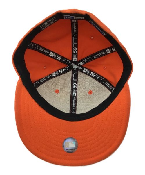 New Era（ニューエラ）New Era (ニューエラ) キャップ オレンジ サイズ:7 1/8の古着・服飾アイテム