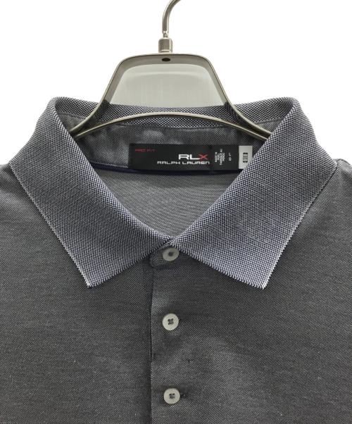 RLX RALPH LAUREN（アールエルエックスラルフローレン）RLX RALPH LAUREN (アールエルエックスラルフローレン) カスタム スリム フィット パフォーマンス ポロシャツ グレー サイズ:Lの古着・服飾アイテム