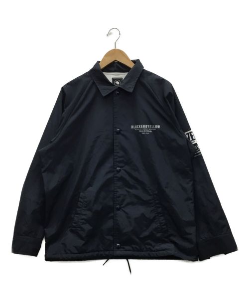 RATS（ラッツ）RATS (ラッツ) BLACK AND YELLOWコーチジャケット ネイビー サイズ:Lの古着・服飾アイテム