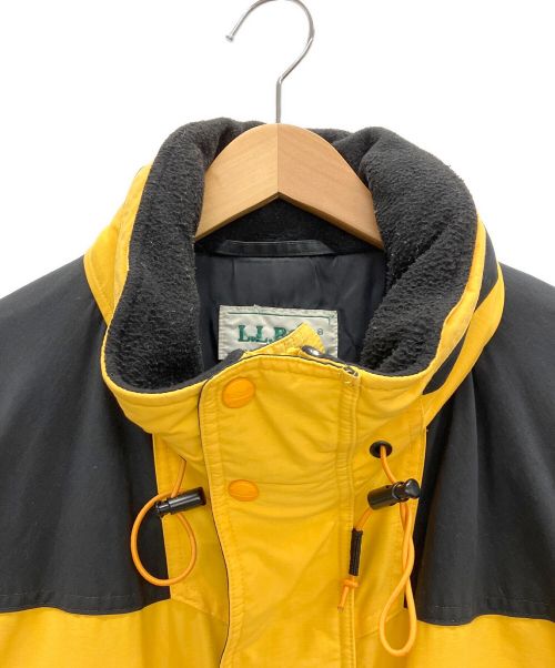 L.L.Bean（エルエルビーン）L.L.Bean (エルエルビーン) マウンテンパーカー イエロー×ブラック サイズ:Lの古着・服飾アイテム