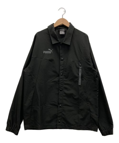 PUMA（プーマ）PUMA (プーマ) コーチジャケット ブラック サイズ:Lの古着・服飾アイテム