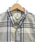 Snow peak (スノーピーク) 半袖シャツ ベージュ×ネイビー サイズ:XL：2980円