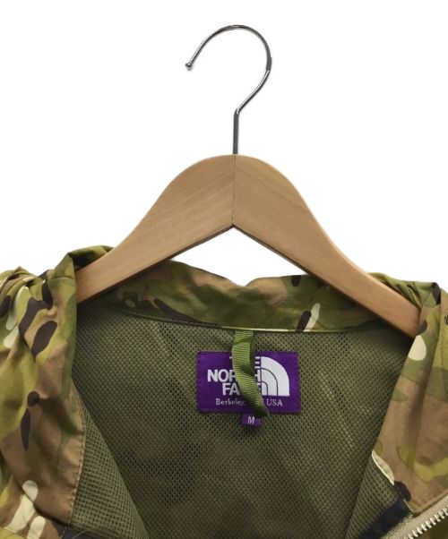 THE NORTHFACE PURPLELABEL（ザ・ノースフェイス パープルレーベル）THE NORTHFACE PURPLELABEL (ザ ノースフェイス パープルレーベル) BEAUTY&YOUTH別注 マウンテンウィンドパーカー カーキ×ブラック サイズ:Mの古着・服飾アイテム