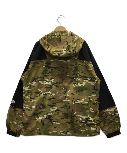 THE NORTHFACE PURPLELABEL（ザ・ノースフェイス パープルレーベル）THE NORTHFACE PURPLELABEL (ザ ノースフェイス パープルレーベル) BEAUTY&YOUTH別注 マウンテンウィンドパーカー カーキ×ブラック サイズ:Mの古着・服飾アイテム