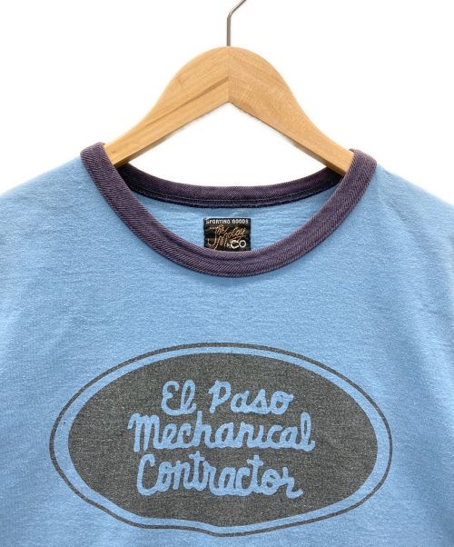 THE REAL McCOY'S（ザ・リアルマッコイズ）THE REAL McCOY'S (ザ・リアルマッコイズ) Tシャツ ブルー サイズ:38の古着・服飾アイテム