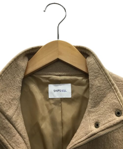 SHIPS any（シップスエニィ）SHIPS any (シップスエニィ) ウールジャケット ベージュ サイズ:Freeの古着・服飾アイテム