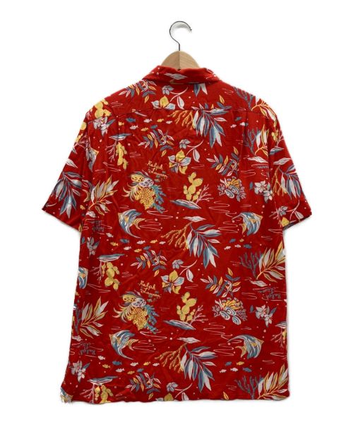 POLO RALPH LAUREN（ポロ・ラルフローレン）POLO RALPH LAUREN (ポロ・ラルフローレン) アロハシャツ レッド サイズ:Mの古着・服飾アイテム