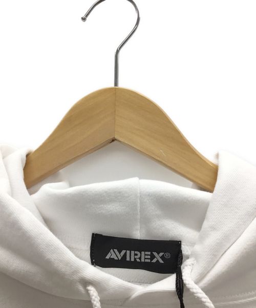 AVIREX（アヴィレックス）AVIREX (アヴィレックス) RECOGNIZE (レコグナイズ) パーカー ホワイト サイズ:L 未使用品の古着・服飾アイテム