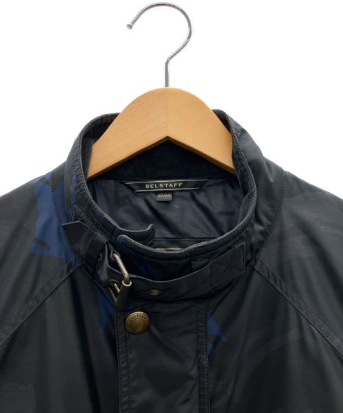 BELSTAFF（ベルスタッフ）BELSTAFF (ベルスタッフ) SOPHNET. (ソフネット) ロードマスタージャケット ブラック×ブルー サイズ:44の古着・服飾アイテム