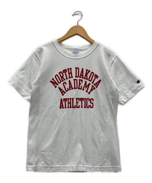 Champion REVERSE WEAVE（チャンピオン リバース ウィーブ）Champion REVERSE WEAVE (チャンピオンリバースウィーブ) ヘビーウェイトTシャツ ホワイト サイズ:Mの古着・服飾アイテム