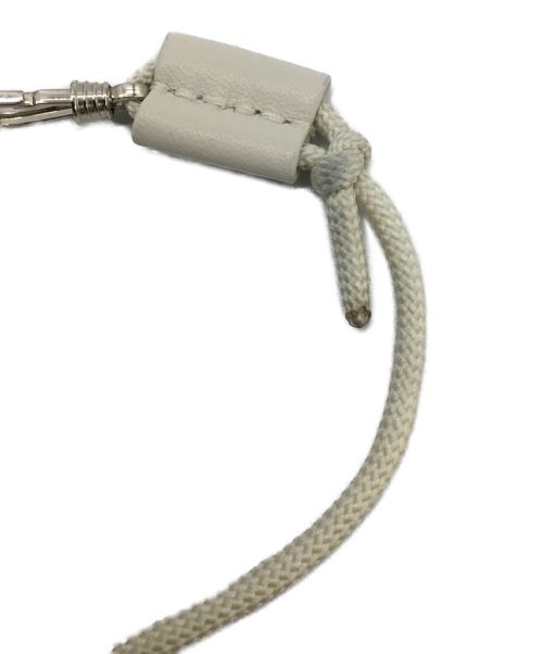 beautiful people（ビューティフルピープル）beautiful people (ビューティフルピープル) レザードキュメントケース アイボリーの古着・服飾アイテム