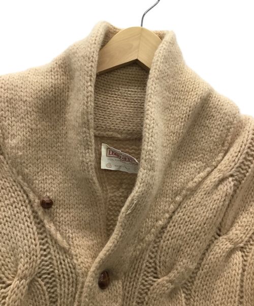 LORD JEFF（ロードジェフ）LORD JEFF (ロードジェフ) ショールカラーカーディガン ベージュ サイズ:Lの古着・服飾アイテム